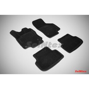 3D ворсовые коврики для SEAT Leon III (2013-) Черные