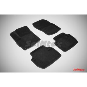3D ворсовые коврики для SUBARU XV (2011-) Черные