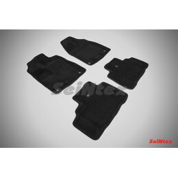 3D ворсовые коврики для Acura MDX (2014-) Черные