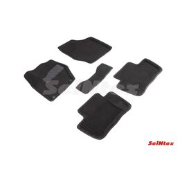 3D ворсовые коврики для CITROEN C4 II sedan (2008-) Черные