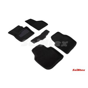 3D ворсовые коврики для SKODA Superb II (2008-2015) Черные