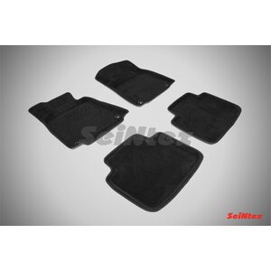 3D ворсовые коврики для LEXUS GS III (2008-2012) Черные