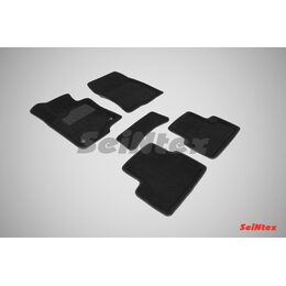 3D ворсовые коврики для HONDA ACCORD VIII (2008-2012) Черные